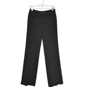 Sandra Angelozzi  Couture Wide Leg Black Pants Lined Size 6